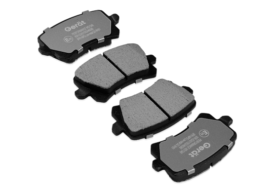 Тормозные колодки Gerat BPR148PG (задние) Low-metallic