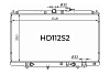 Радиатор охлаждения двигателя Gerat HD-112/2R
