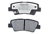 Тормозные колодки Gerat BPR131PG (задние) Low-metallic