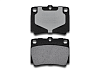 Тормозные колодки Gerat BPR108PG (задние) Low-metallic