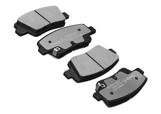 Задние тормозные колодки Gerat BPR209PG Low-metallic