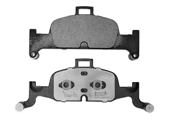 Тормозные колодки Gerat BPF253PG (передние) Low-metallic