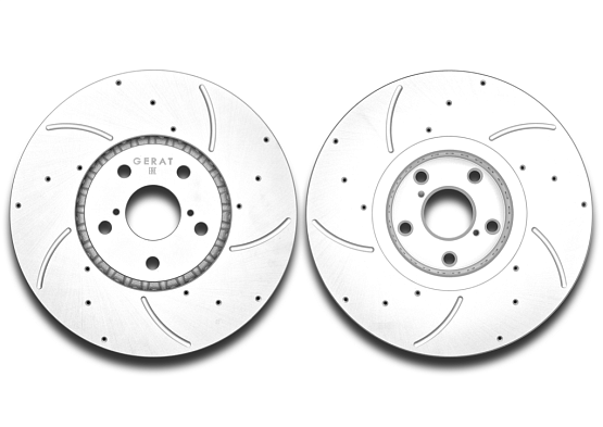 Тормозной диск Gerat DSK-F018P (передний) Platinum