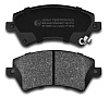 Тормозные колодки Gerat BP-F099P (передние) Low-metallic