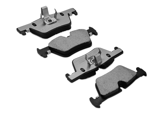 Тормозные колодки Gerat BPR123PG (задние) Low-metallic