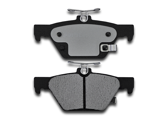 Задние тормозные колодки Gerat BPR146PG Low-metallic