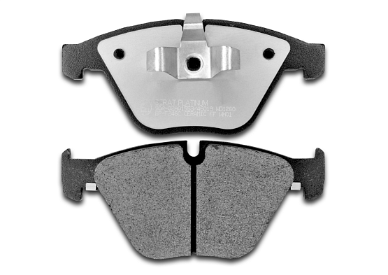 Тормозные колодки Gerat BP-F246C (передние) Platinum