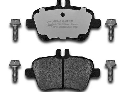 Тормозные колодки Gerat BP-R142C (задние) Platinum