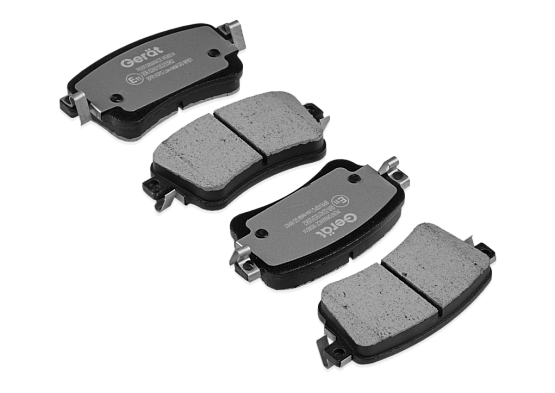 Тормозные колодки Gerat BPR143PG (задние) Low-metallic