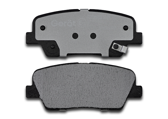 Задние тормозные колодки Gerat BPR100PG Low-metallic
