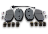 Тормозные колодки Gerat BPF302PG (передние) Low-metallic