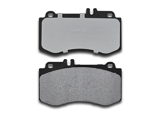 Передние тормозные колодки Gerat BPF284PG Low-metallic