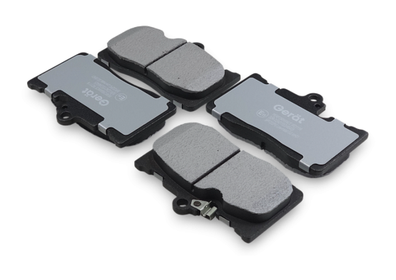 Тормозные колодки Gerat BPF202PG (передние) Low-metallic