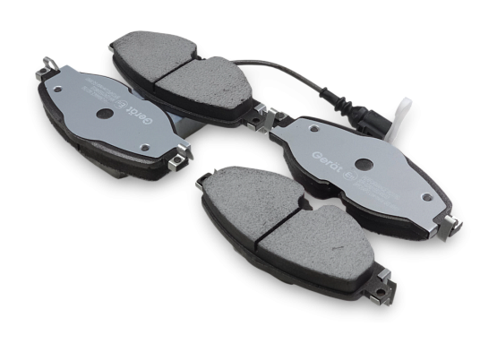 Тормозные колодки Gerat BPF204PG (передние) Low-metallic