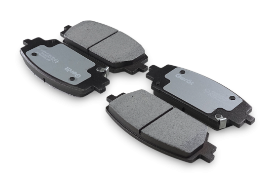 Тормозные колодки Gerat BPF277PG (передние) Low-metallic