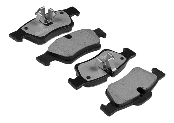 Тормозные колодки Gerat BPR057PG (задние) Low-metallic