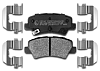 Тормозные колодки Gerat BP-R102P (задние) Low-metallic
