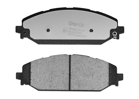 Передние тормозные колодки Gerat BPF354PG Low-metallic