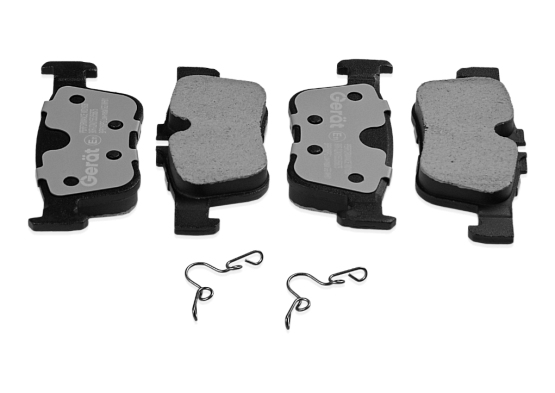 Тормозные колодки Gerat BPR160PG (задние) Low-metallic