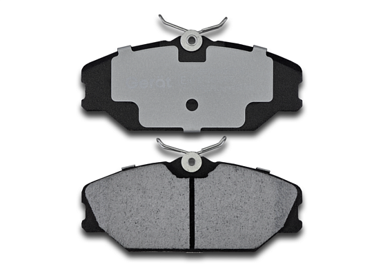 Передние тормозные колодки Gerat BPF282PG Low-metallic