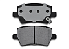 Тормозные колодки Gerat BPR154PG (задние) Low-metallic