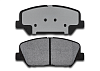 Тормозные колодки Gerat BPF286PG (передние) Low-metallic