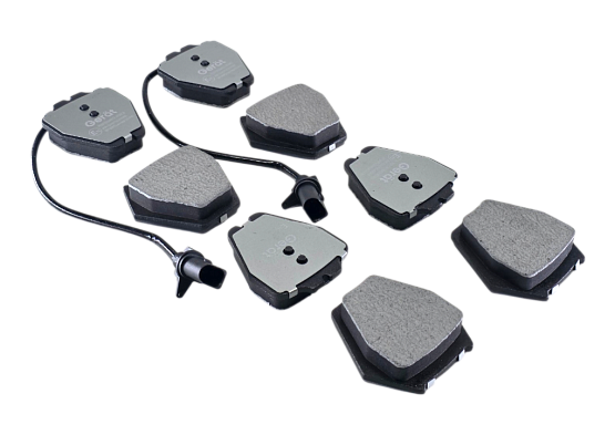 Тормозные колодки Gerat BPF069PG (передние) Low-metallic