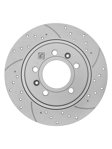 Тормозной диск Gerat DSK-R191P (задний) Platinum
