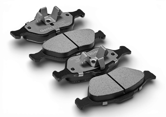 Тормозные колодки Gerat BPF319PG (передние) Low-metallic
