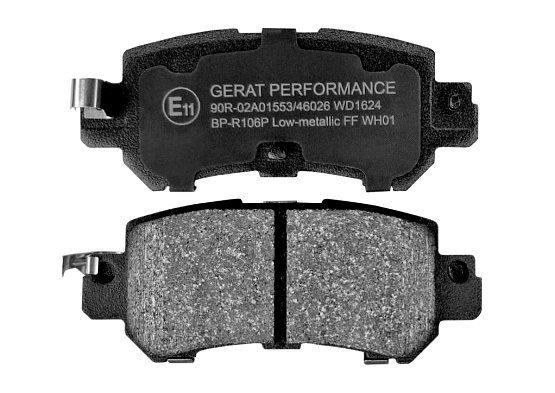 Тормозные колодки Gerat BP-R106P (задние) Performance