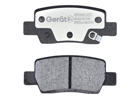 Тормозные колодки Gerat BPR203PG (задние)