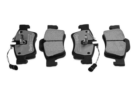 Задние тормозные колодки Gerat BPR058PG Low-metallic