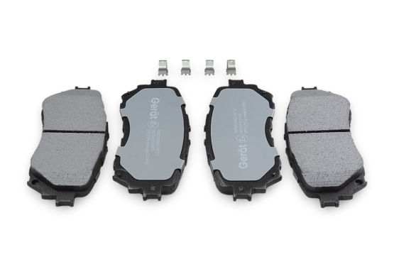 Тормозные колодки Gerat BPF210PG (передние) Low-metallic