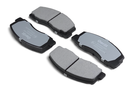 Тормозные колодки Gerat BPF027PG (передние) Low-metallic