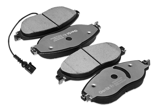 Тормозные колодки Gerat BPF203PG (передние) Low-metallic