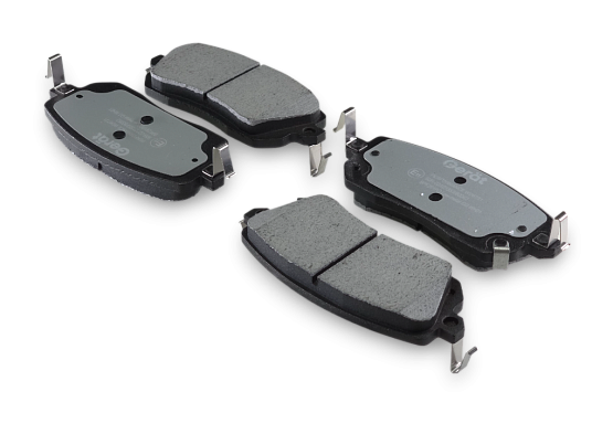 Тормозные колодки Gerat BPF291PG (передние) Low-metallic