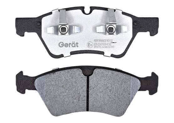 Передние тормозные колодки Gerat BPF247PG Low-metallic