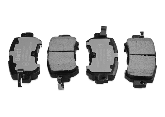 Тормозные колодки Gerat BPR069PG (задние) Low-metallic