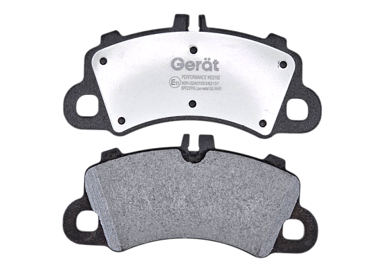 Тормозные колодки Gerat BPF237PG (передние) Low-metallic
