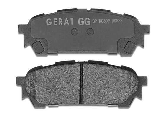 Тормозные колодки Gerat BP-R030P (задние) Low-metallic