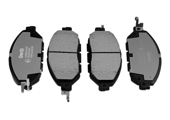 Тормозные колодки Gerat BPF309PG (передние) Low-metallic