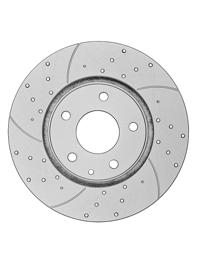 Тормозной диск Gerat F014P (передний) Platinum