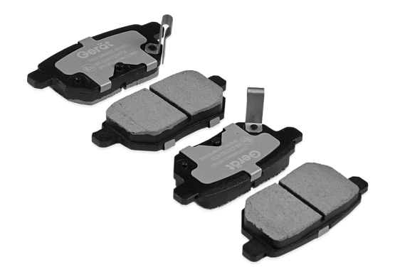 Тормозные колодки Gerat BPR074PG (задние) Low-metallic