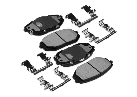 Тормозные колодки Gerat BPF304PG (передние) Low-metallic