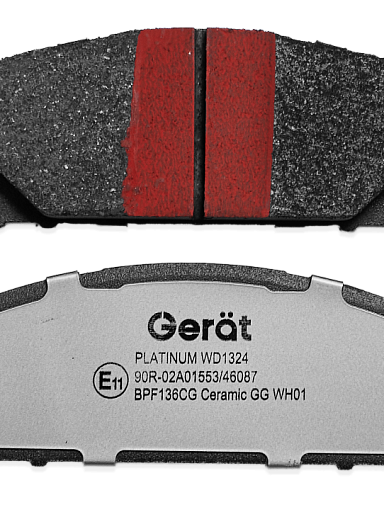 Тормозные колодки Gerat BPF136CG (передние) Ceramic