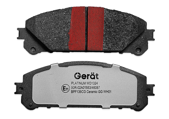 Тормозные колодки Gerat BPF136CG (передние) Ceramic