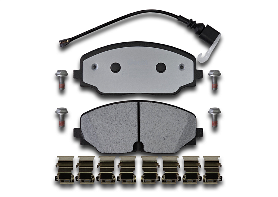 Тормозные колодки Gerat BPF302PG (передние) Low-metallic