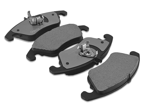 Тормозные колодки Gerat BPF232PG (передние) Low-metallic