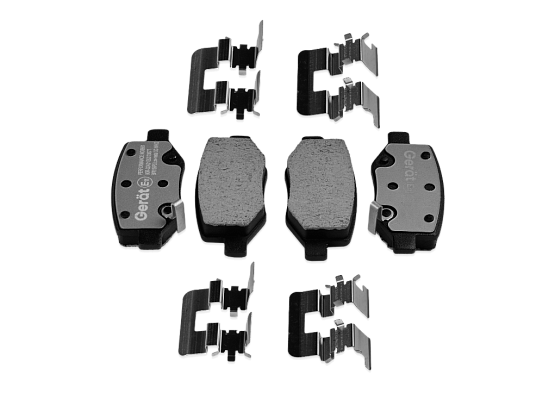 Тормозные колодки Gerat BPR156PG (задние) Low-metallic