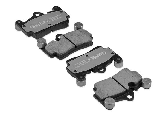 Тормозные колодки Gerat BPR039PG (задние) Low-metallic